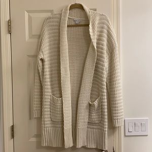 Ava & Viv 2X Cream Cardigan